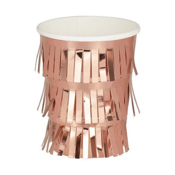Product Image for Mix it Up - Ruusukultaiset mukit hapsuilla 8 kpl