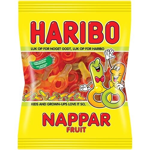 Product Image for Haribo Hedelmätutit 80 grammaa