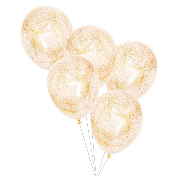 Product Image for Ilmapallot Angel Hair Kulta 5 kpl