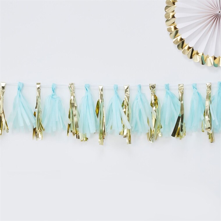 Product Image for Oh Baby, Köynnös, tupsut sininen ja kulta