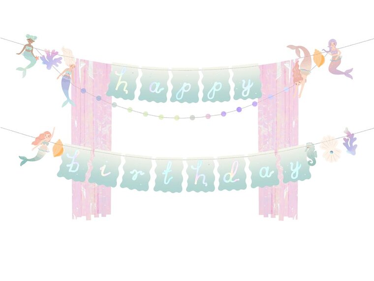 Product Image for Mermaid Viirinauha Backdropilla 130 cm