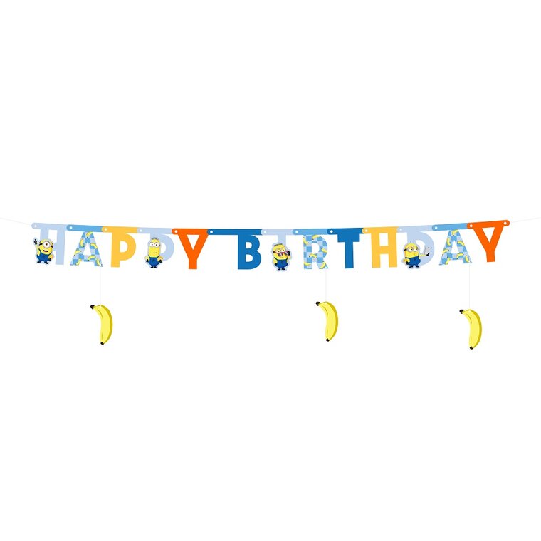 Product Image for Minions Viirinauha Happy Birthday 153 cm