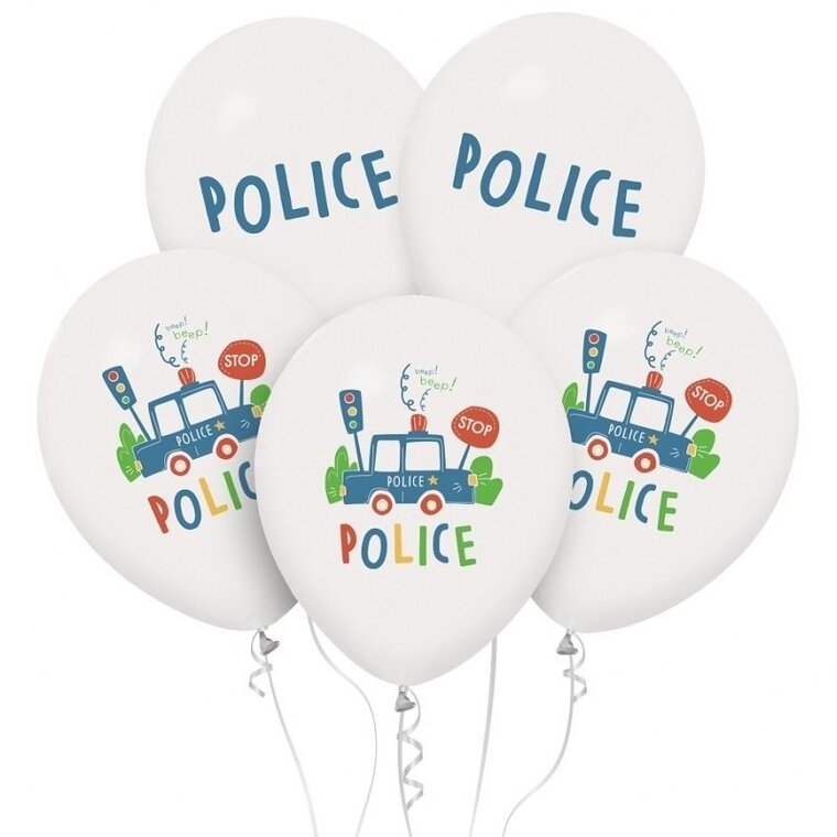 Product Image for Police - Ilmapallot 5 kpl