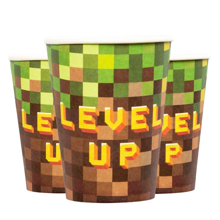 Product Image for Pixel - Pahvimukit 8 kpl