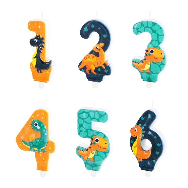 Product Image for Kakkukynttilä Dinosaurus 1-6 vuotta