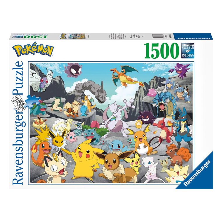 Product Image for Ravensburger Palapeli, Pokémon Classic 1500 palaa