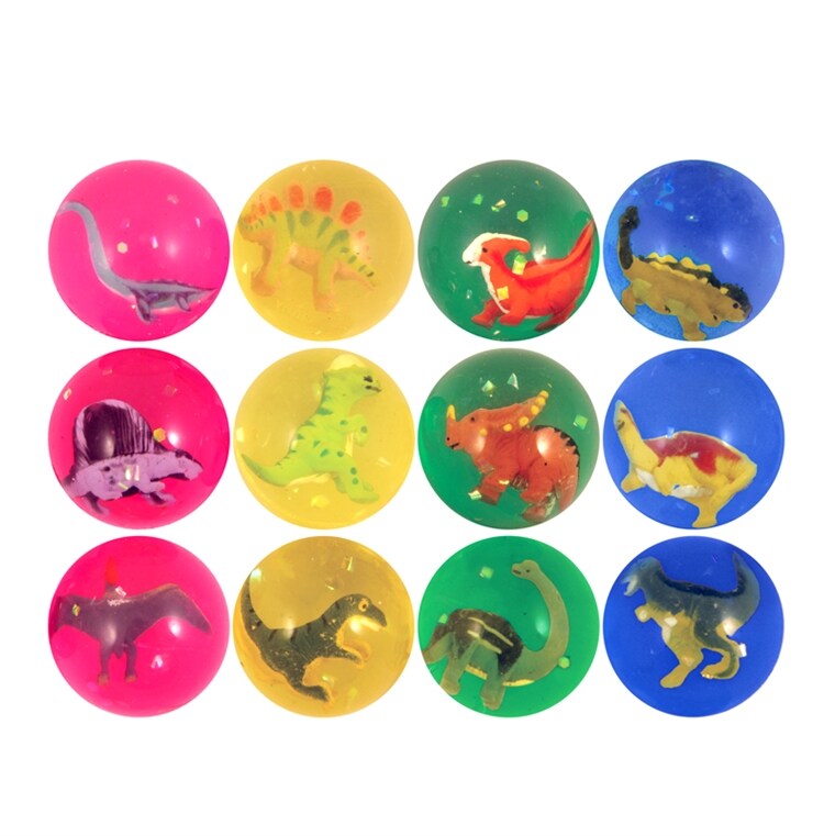 Product Image for Kumipallo dinosauruksella 4,3 cm (kappalettain)