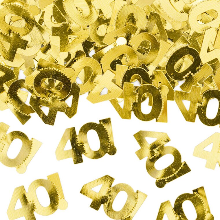 Product Image for Kultakonfetti 40 vuotta