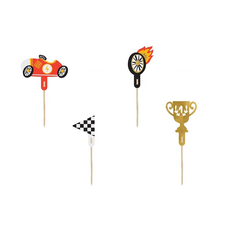 Product Image for Racer Car - Cake Toppers 4 kpl