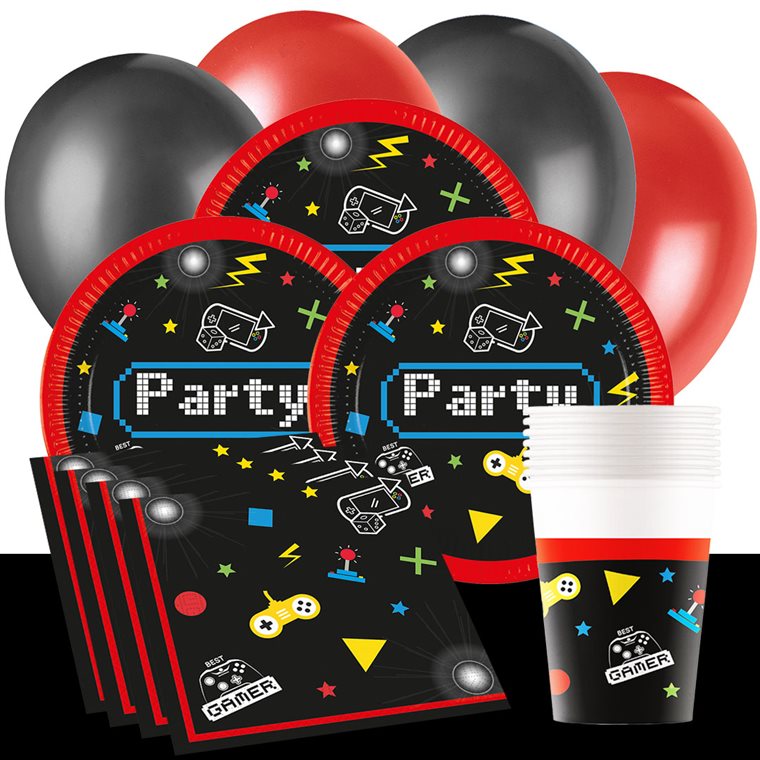 Product Image for Gamers Party Juhlasetti 8-24 hengelle
