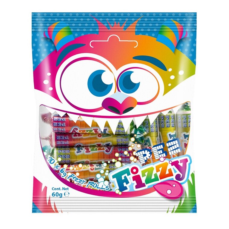Product Image for PEZ Fizzy Rolls 10 kpl