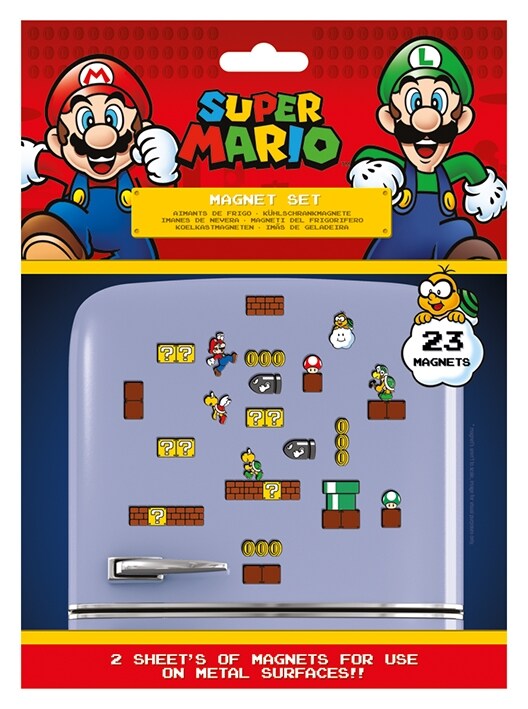 Product Image for Super Mario, Jääkaappimagneetit Mushroom Kingdom