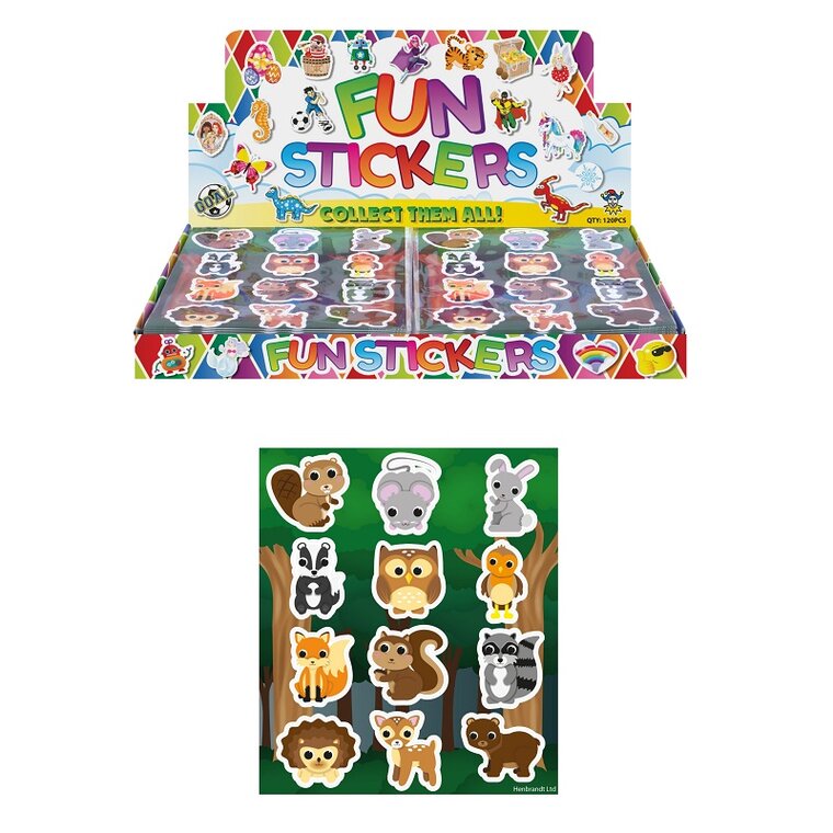 Product Image for Metsäneläimet - Tarrat 12 kpl