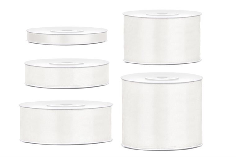 Product Image for Satiiininauha, Ivory 25 metriä