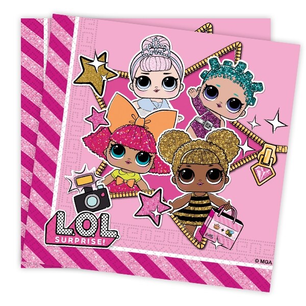Product Image for LOL Glitterati Metallic - Servietit 20 kpl