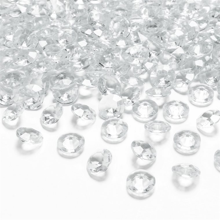 Product Image for Timanttikonfetti - Läpinäkyvä 100 kpl