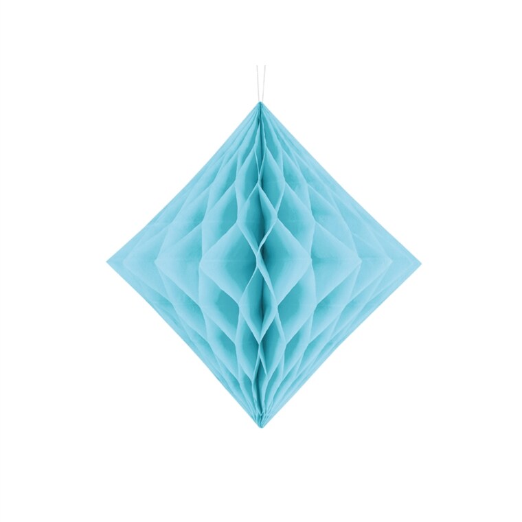 Product Image for Vaaleansininen koriste, timantinmuotoinen, 20-30 cm