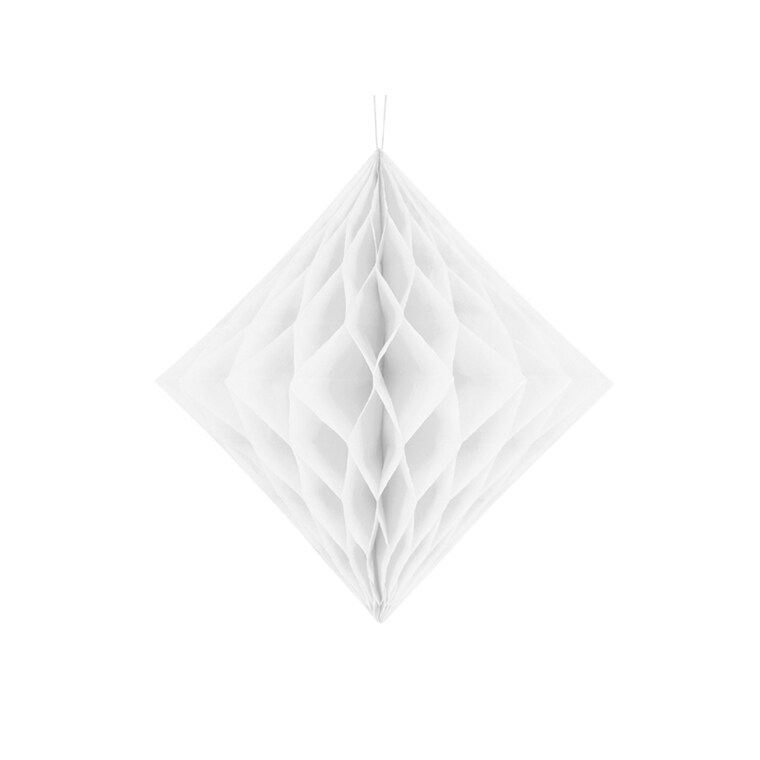 Product Image for Valkoinen koriste, timantinmuotoinen, 20-30 cm