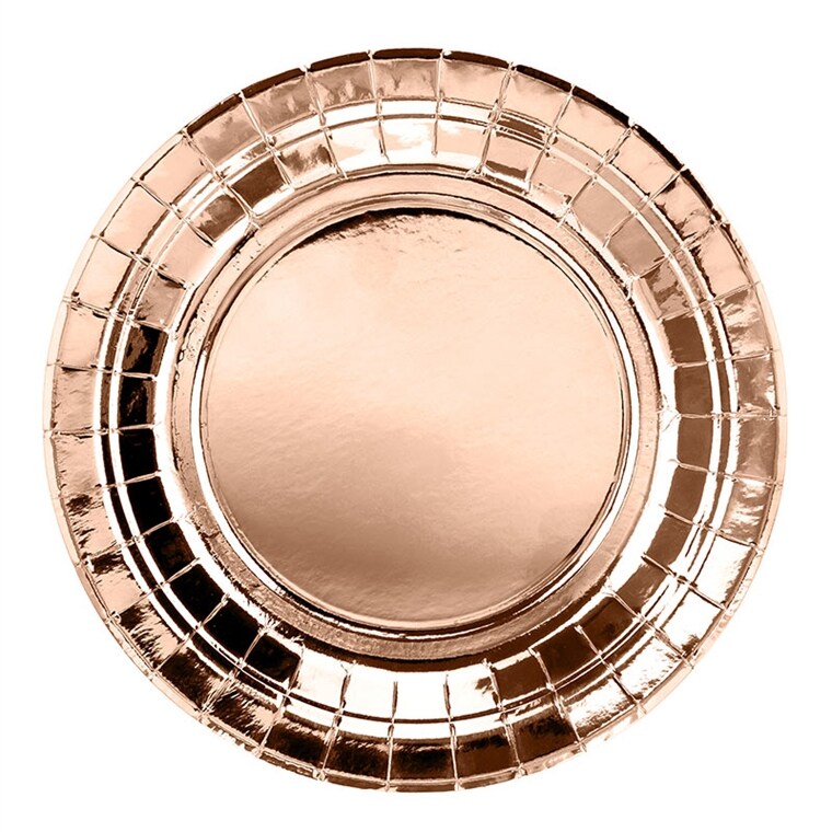 Product Image for Lautaset - Ruusukulta 20 cm 6 kpl