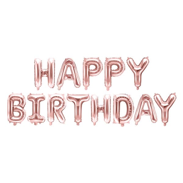 Product Image for Ilmapalloköynnös, Ruusukulta Happy Birthday