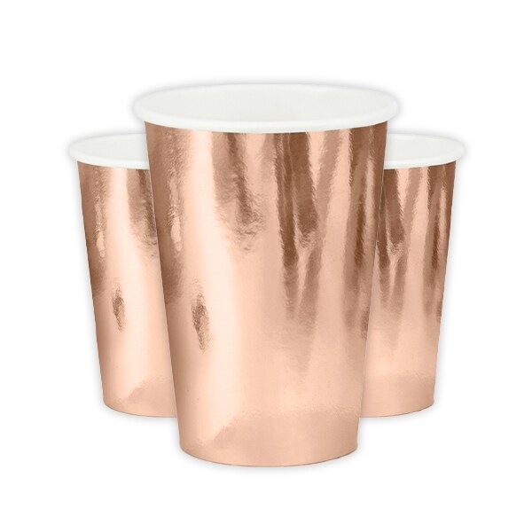 Product Image for Ruusukulta folioidut pahvimukit 6 kpl