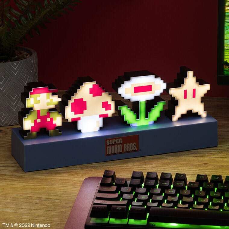 Product Image for Super Mario Bros - Lamppu Retro Icons