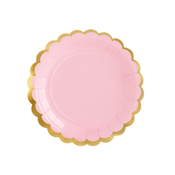 Product Image for Lautaset - Pastelliroosa 18 cm 6 kpl