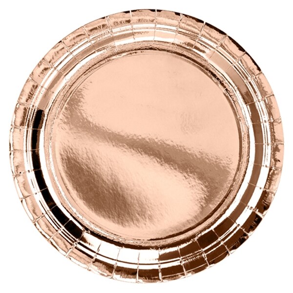 Product Image for Ruusukulta - folioidut pahvilautaset 6 kpl