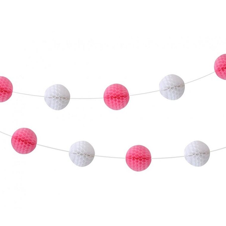 Product Image for Viirinauha Honeycomb vaaleanpunavalkoinen 2,5 metriä