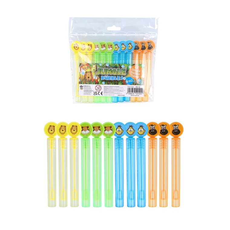 Product Image for Saippuakuplat Safarieläimet 12 kpl