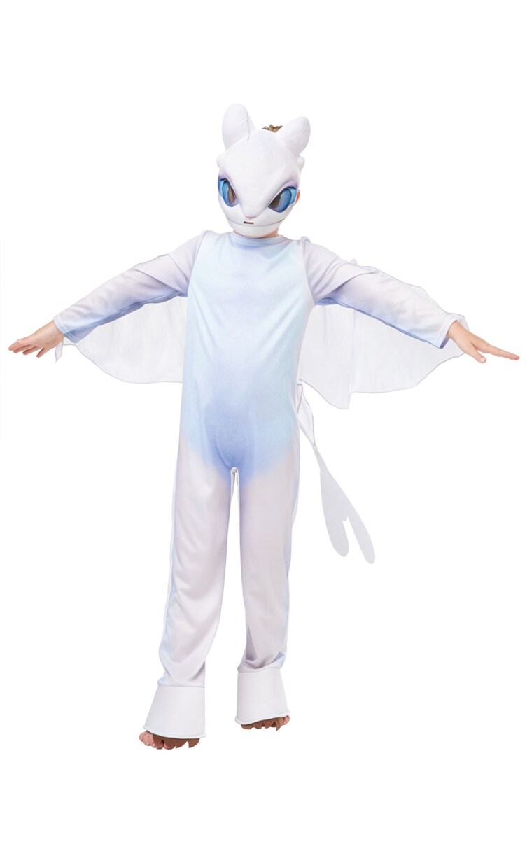 Product Image for Näin koulutat lohikäärmeesi 3, Naamiaisasu Light Fury Lapset 3-8 vuotta