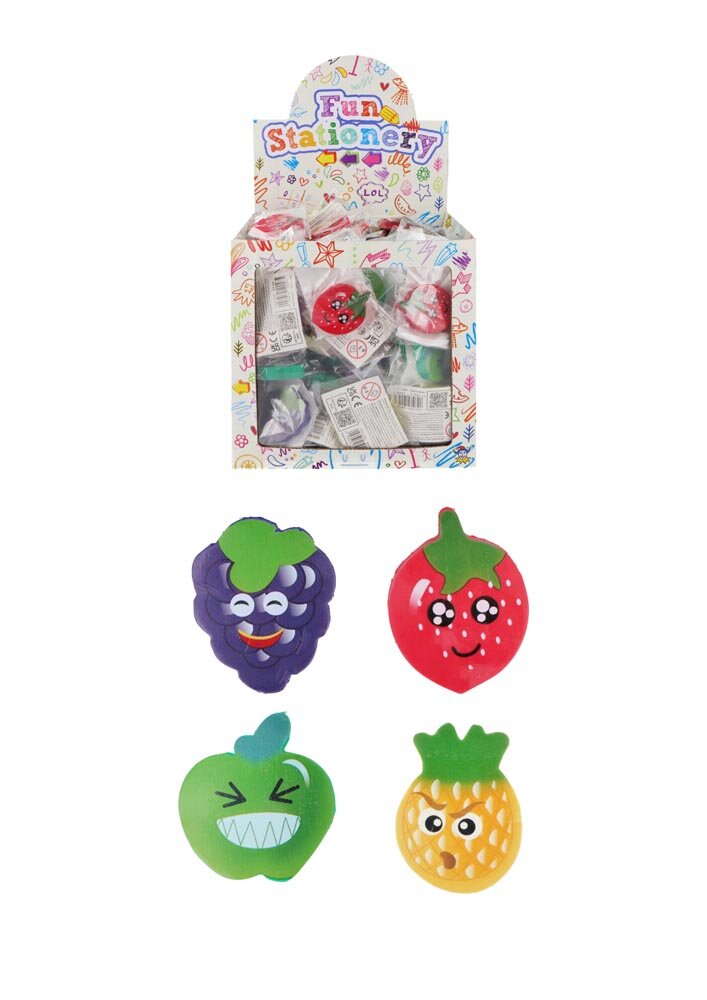 Product Image for Pyyhekumi Hedelmät 4,5 cm