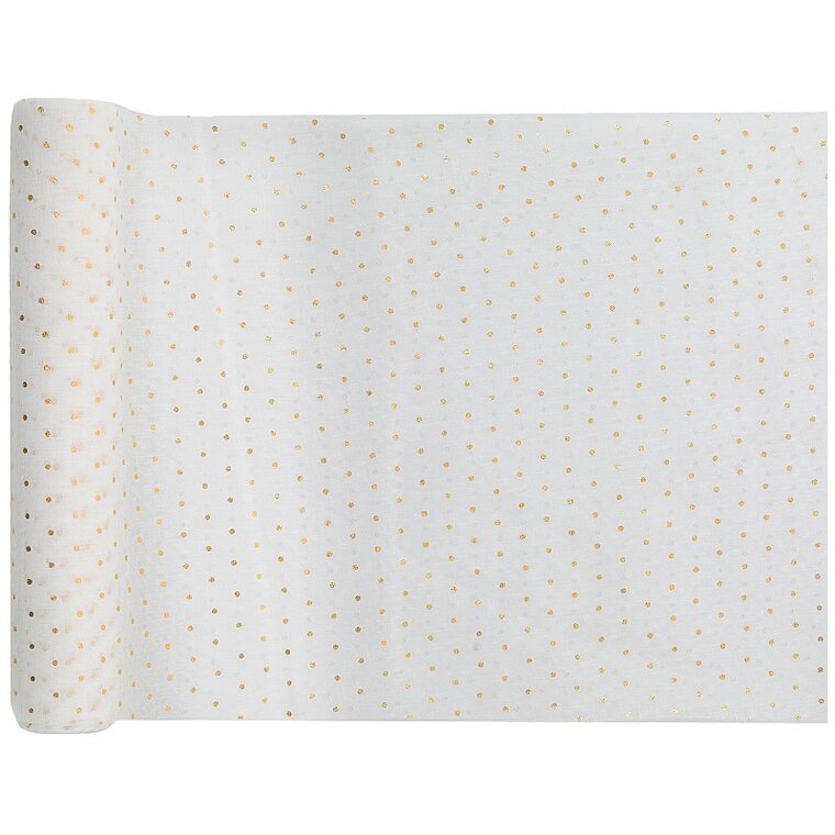 Product Image for Kaitaliina - Valkoinen kultapisteillä 3 metriä