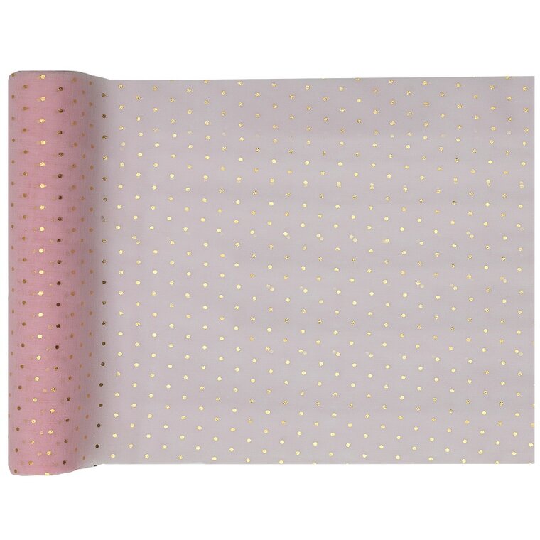 Product Image for Kaitaliina - Vaaleanpunainen kultapisteillä 3 metriä