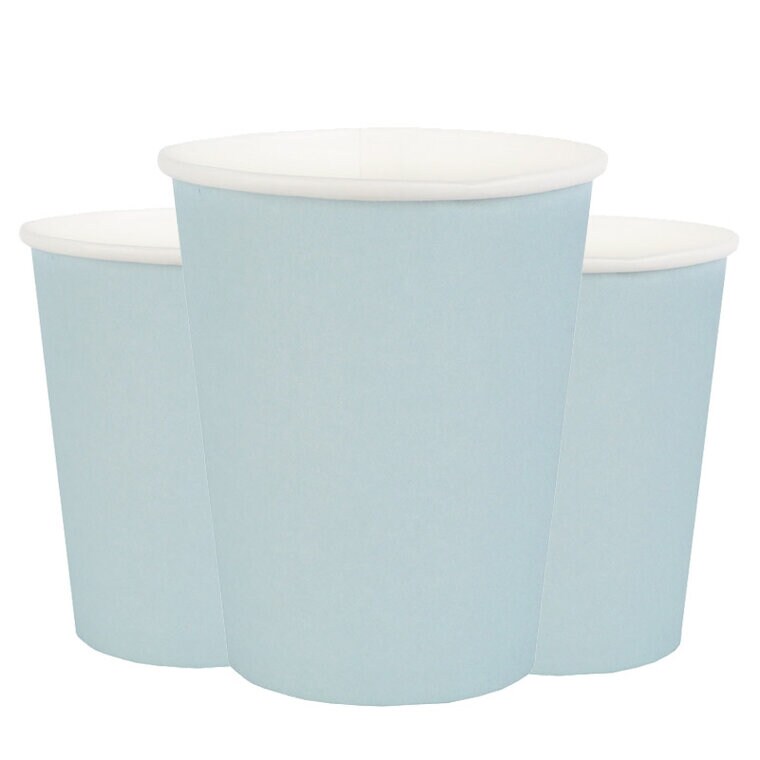 Product Image for Pahvimukit 250 ml - Vaaleansininen 10 kpl