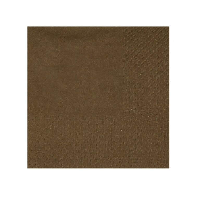 Product Image for Cocktail-servetit - Ruskea 25 kpl