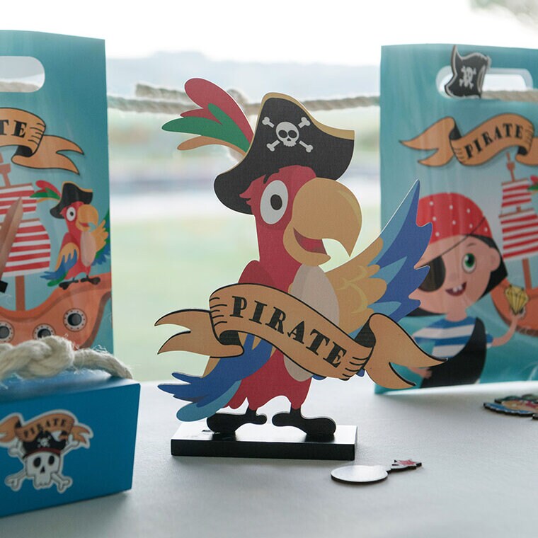 Product Image for Pienet merirosvot - 2D Puinen pöytäkoriste 20 cm