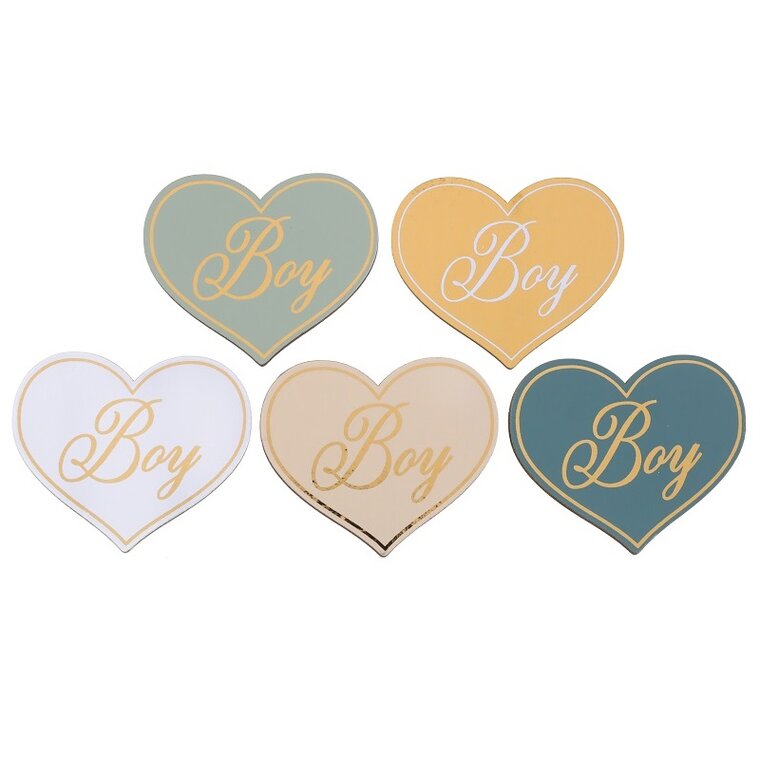 Product Image for Sydämenmuotoinen konfetti puusta - Boy