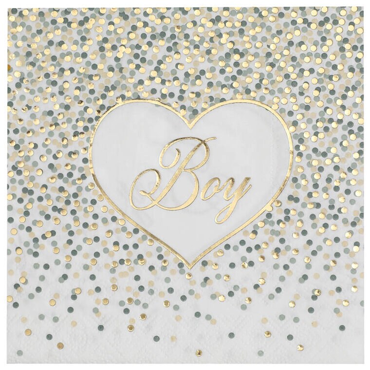Product Image for Baby Boy Dots - Servetit 20 kpl