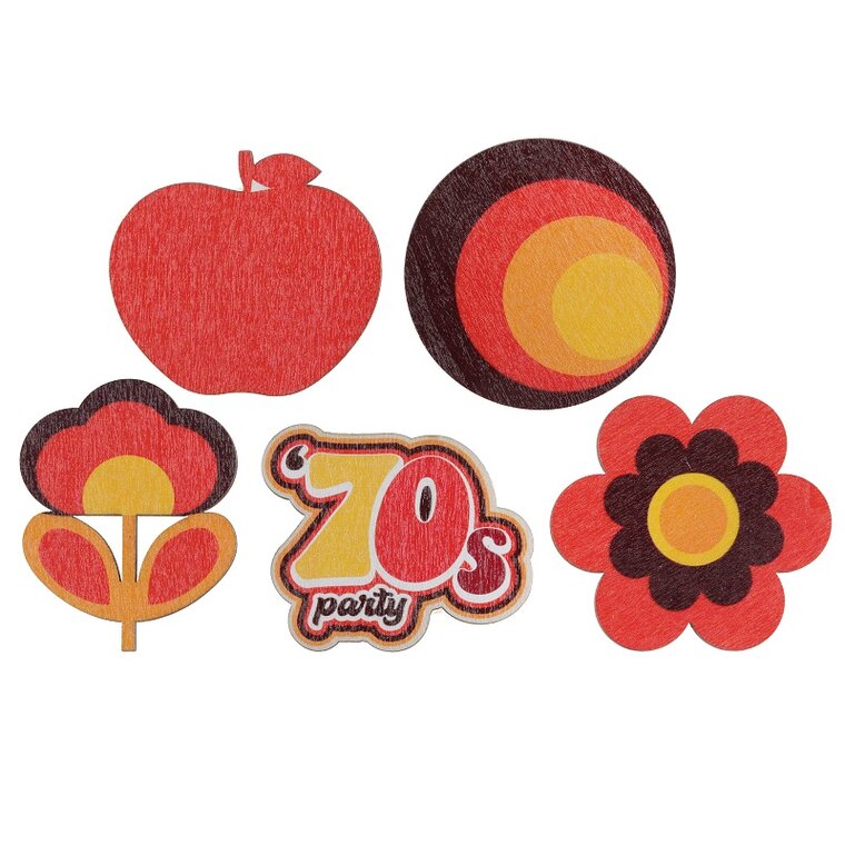Product Image for Back to the 70's - Ylellinen konfetti puusta