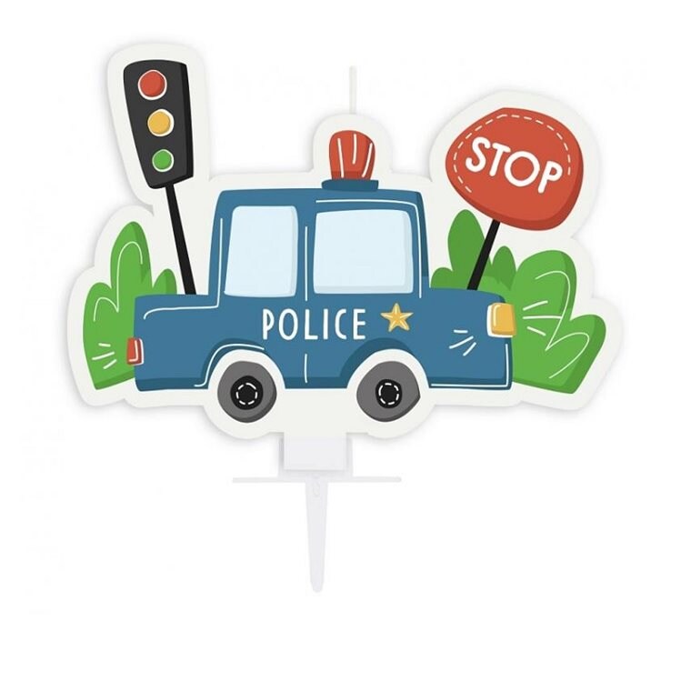 Product Image for Kakkukynttilä Poliisiauto