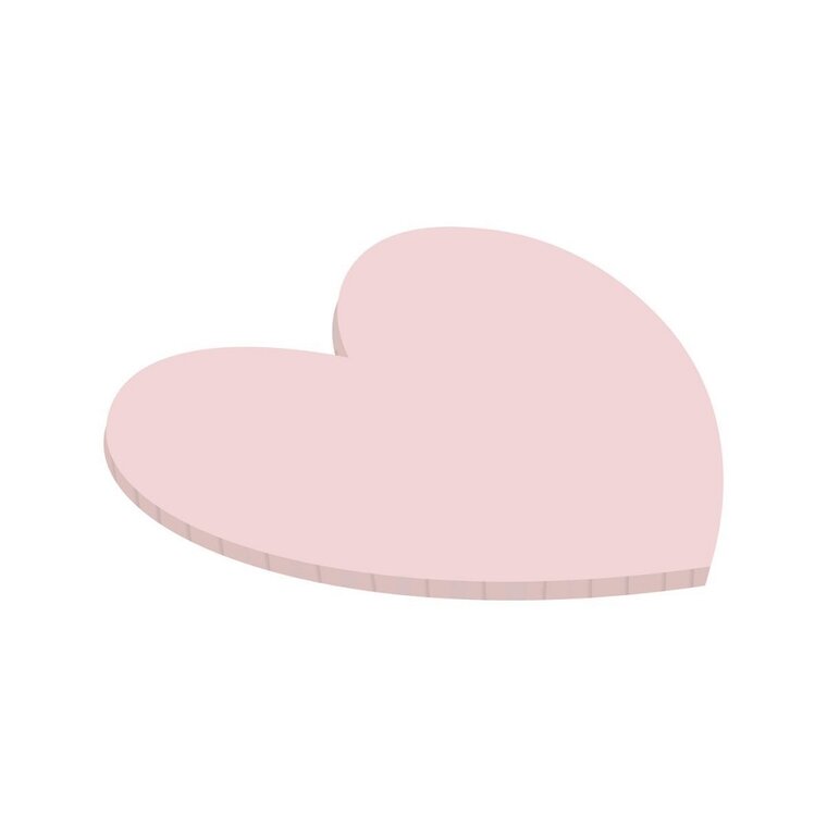 Product Image for Kakkualusta Vaaleanpunainen Sydän 25 cm
