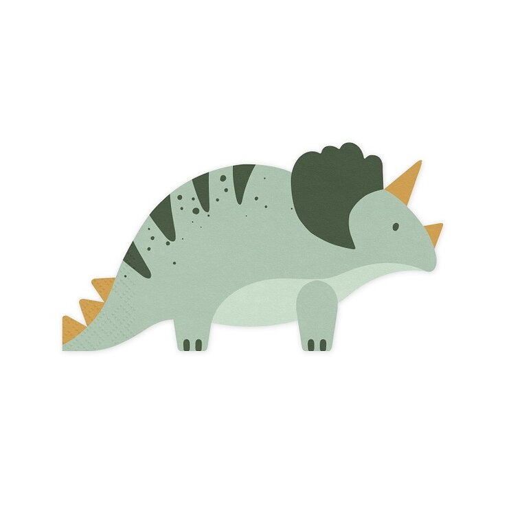 Product Image for Servetit - Triceratops Dinosaur 12 kpl