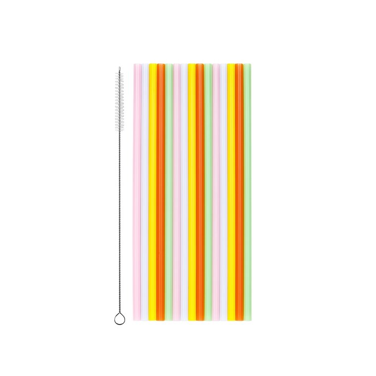 Product Image for Moniväriset muovipillit 30 kpl