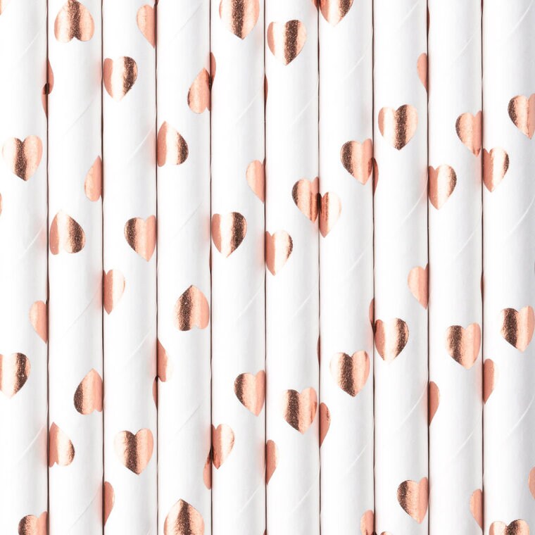 Product Image for Paperipillit - Ruusukulta Sydän 10-pakkaus