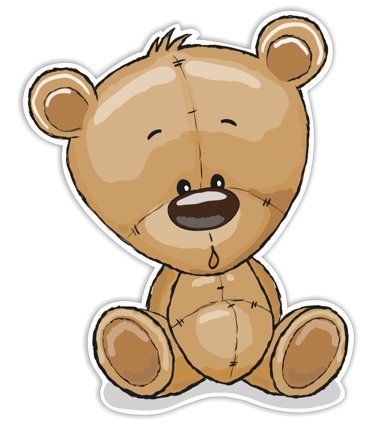 Product Image for Teddynalle Seinäkoristeet Lastenhuoneeseen 3D