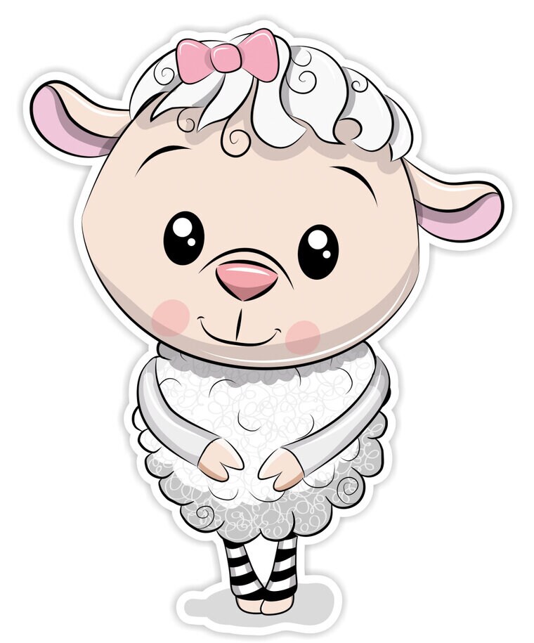 Product Image for Lammas kolmiulotteinen seinäkoriste lastenhuoneeseen