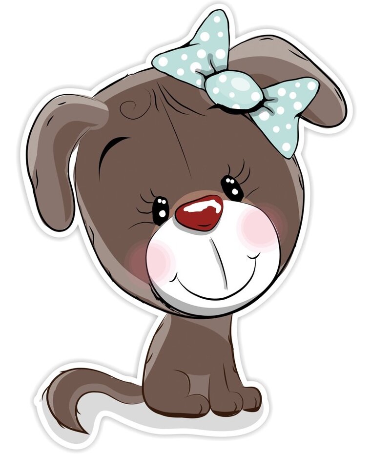 Product Image for Koira Seinäkoriste Lastenhuoneeseen 3D