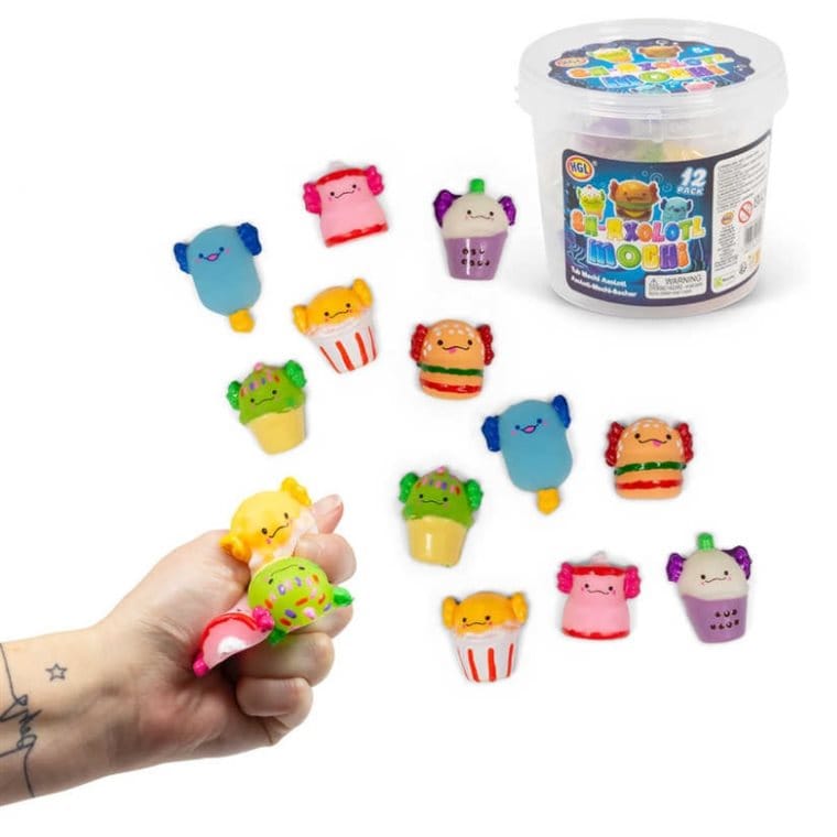 Product Image for Mini Squishy Axolotl Mochi 12 kpl