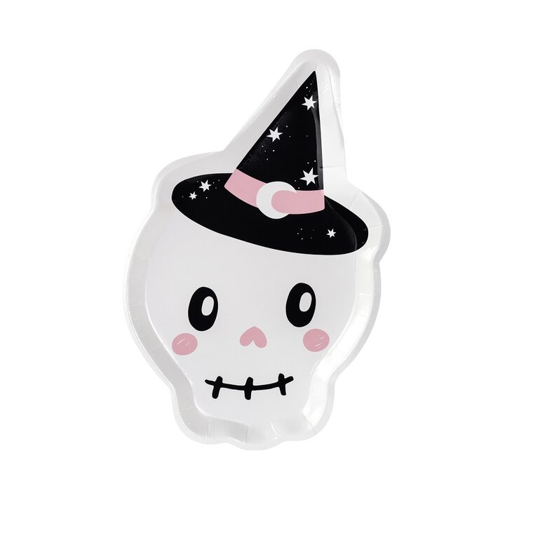 Product Image for Lautaset - Halloween Pääkallo 6 kpl